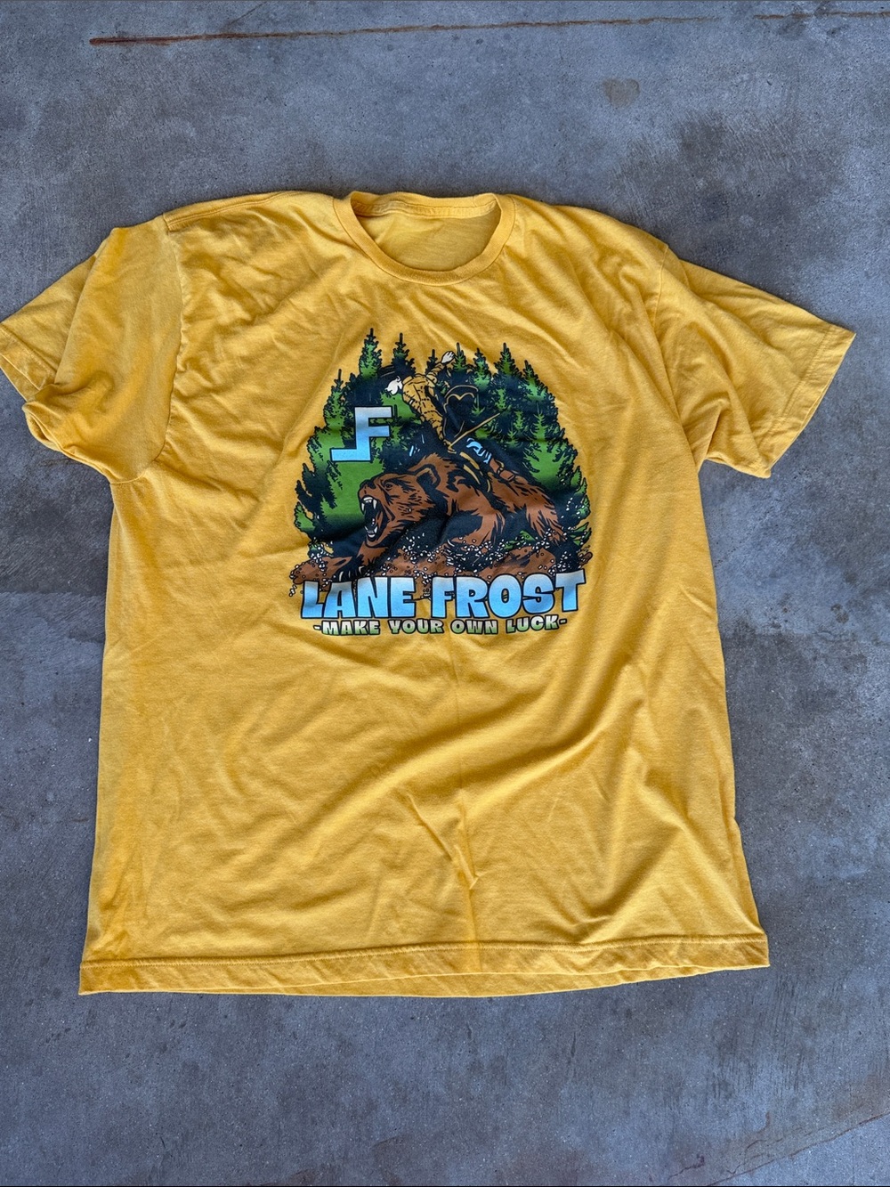 Men's Graphic Tee - Yellow